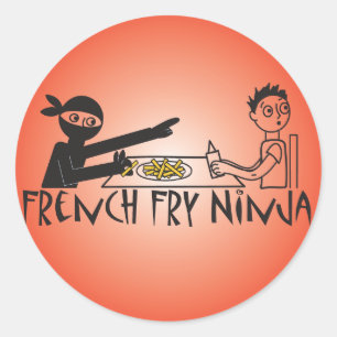 Adesivo Fritada Ninja do francês