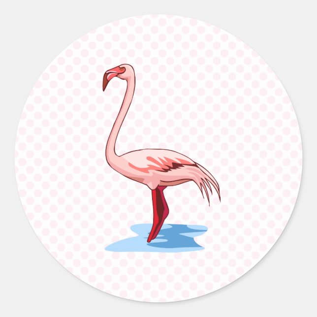 Adesivo Fritz Flamingo (Frente)