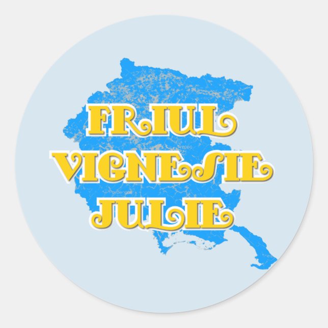 Adesivo Friuli-Venezia Giulia (Frente)