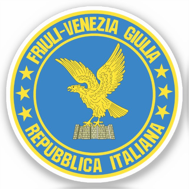Adesivo Friuli-Venezia Giulia (Frente)