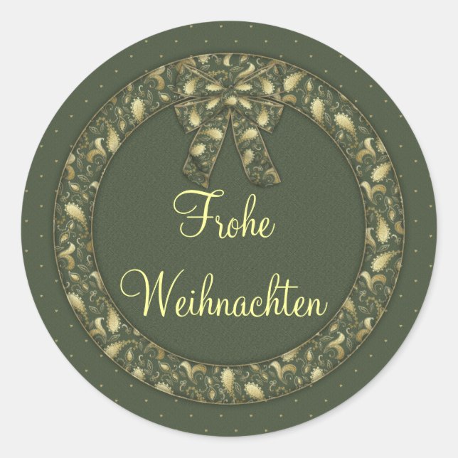 Adesivo Frohe Weihnachten (Frente)