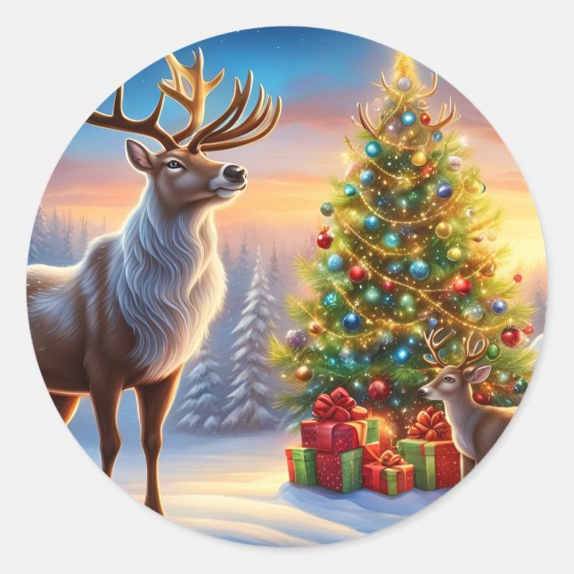 Adesivo Frohe Weihnachten Fensteraufkleber (Frente)