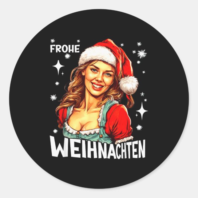 Adesivo Frohe Weihnachten German Christmas  (Frente)