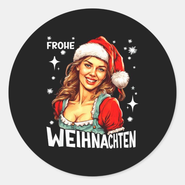 Adesivo Frohe Weihnachten German Christmas  (Frente)