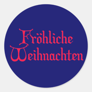 Adesivo fröhliche Weihnachten