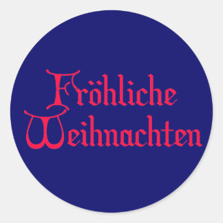 Adesivo fröhliche Weihnachten