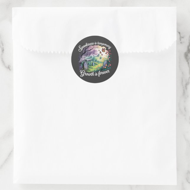 Adesivo From Shadows to Bloom – Transformation sticker (Bolsa)