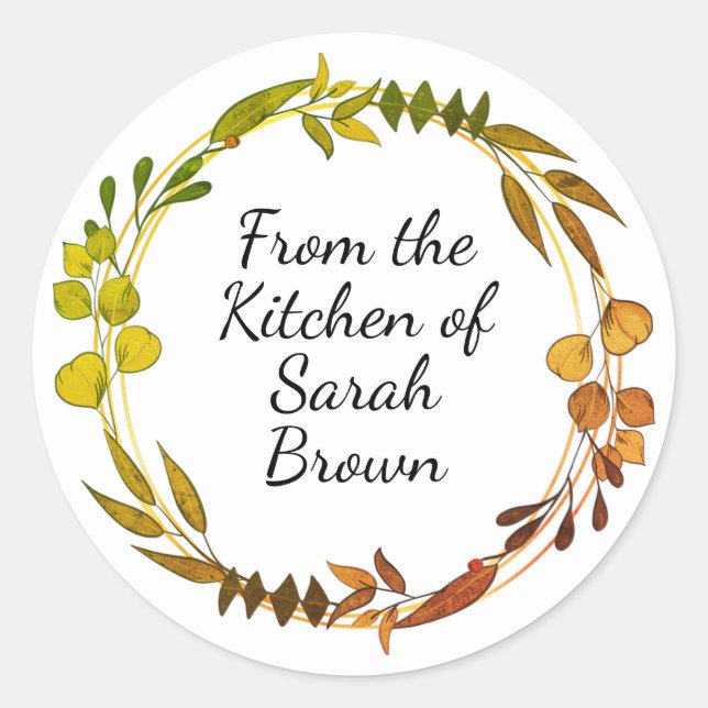 Adesivo From the kitchen of stickers (Frente)