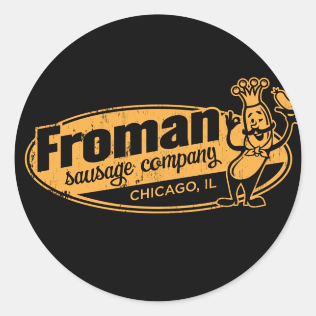 Adesivo Froman Sausage co chicago Illinois (Frente)