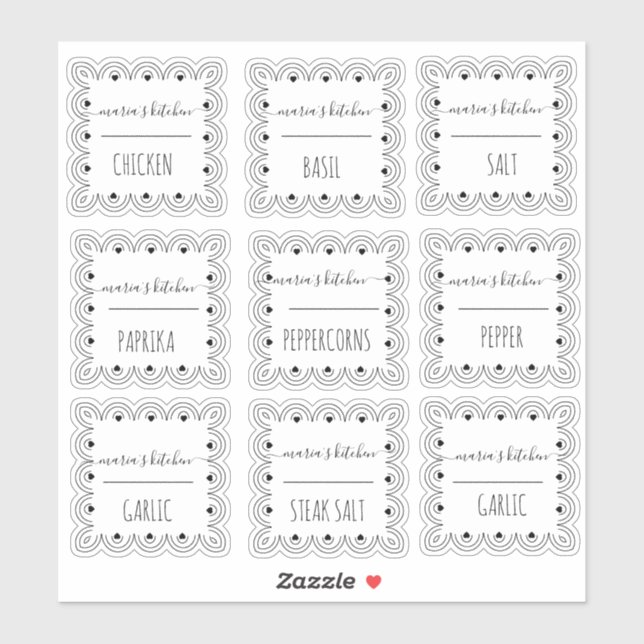 Adesivo Fronteira Decorânea de Salto Secundário de Especia (Folha)