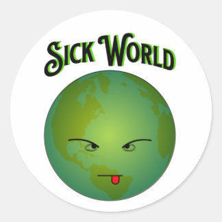 Adesivo Frown World - Sick World - Sticker