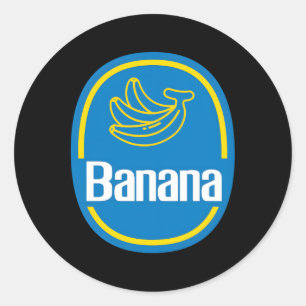 Adesivo Fruta de Banana - Halloween preguiçoso