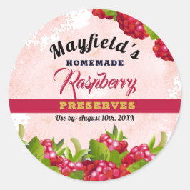 Adesivo Fruta de framboesa | Rótulo de emperramento