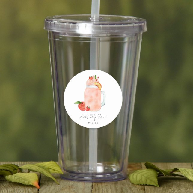 Adesivo Fruta de Pêssego, Chá de fraldas de Suavizinha (Criador carregado)