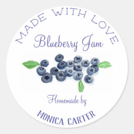 Adesivo Fruta de Preservação de Aromas Blueberry Jam