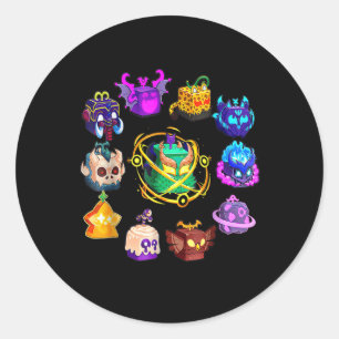 Adesivo Fruta De Sangue De Mitos Para O Aniversário