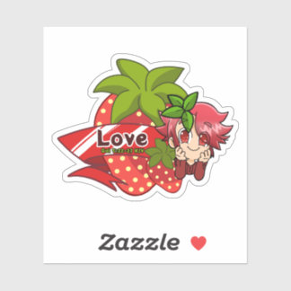 Adesivo Fruta do Espírito Amor Chibi Verse