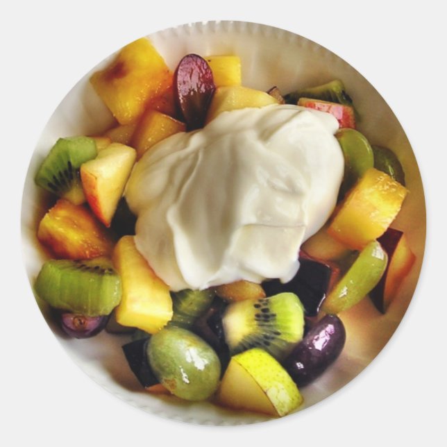 Adesivo Fruta e Yogurt Sticker (Frente)