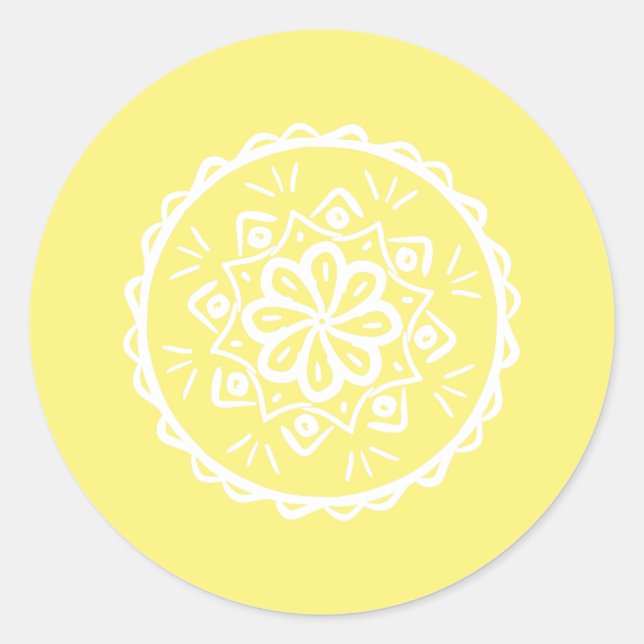 Adesivo Fruta Estrela Mandala (Frente)