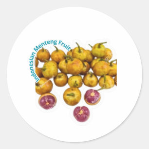 Adesivo Fruta Exótica Rara Menteng - H Tropical Indonésio
