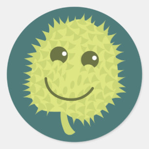 Adesivo Fruta feliz do Durian