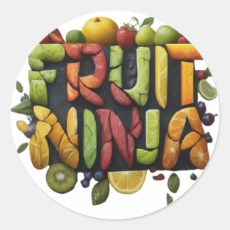 Adesivo Fruta Ninja