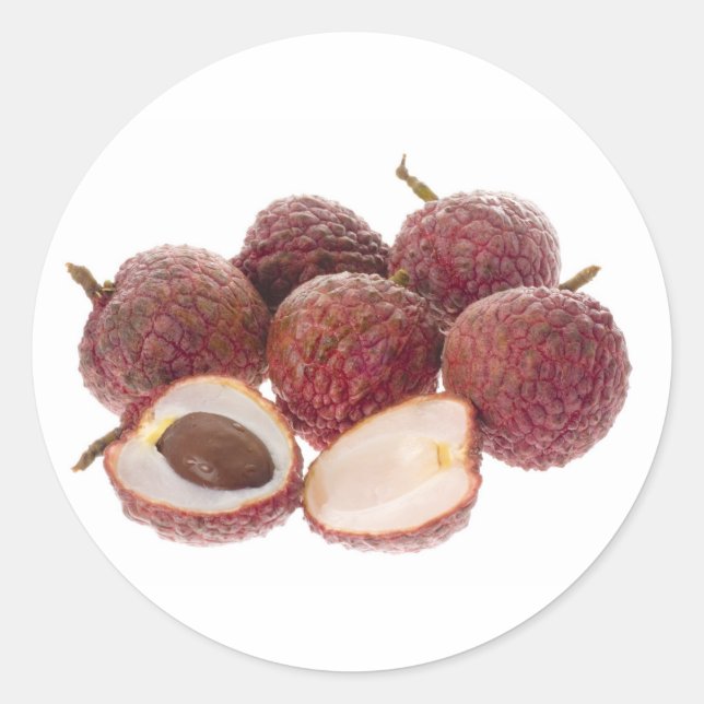 Adesivo Fruta tropical - Lychees (Frente)