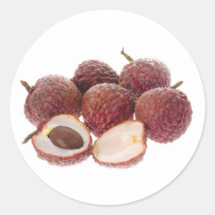 Adesivo Fruta tropical - Lychees