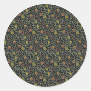 Adesivo Fruta Vintage Victoriano William Morris