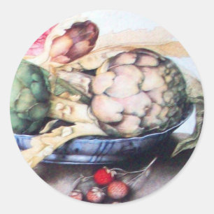 ADESIVO FRUTAS DA TEMPORADA 4- ARTICHOKES, ROSA E MALDITOS