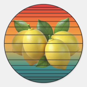 Adesivo Frutas de uva vintage comida vegana saudável