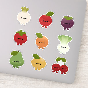 Adesivo Frutas e produtos hortícolas