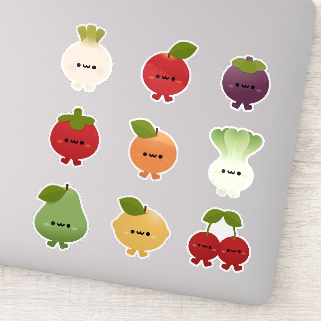 Adesivo Frutas e produtos hortícolas (Detalhe)