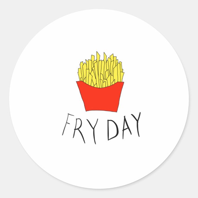 Adesivo Fry day (Frente)