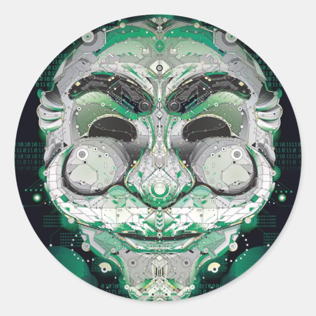 Adesivo Fsociety Sticker, brilhante (Frente)