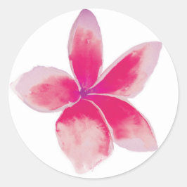 Adesivo Fuchsia Plumeria Sticker