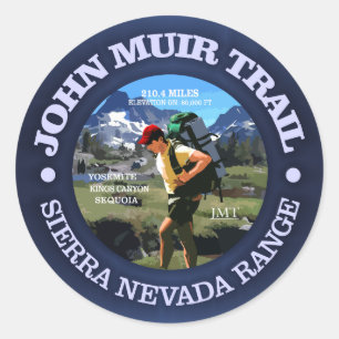 Adesivo Fuga de John Muir (caminhante C)
