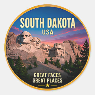 Adesivo Fuga para South Dakota Black Hills 🟡