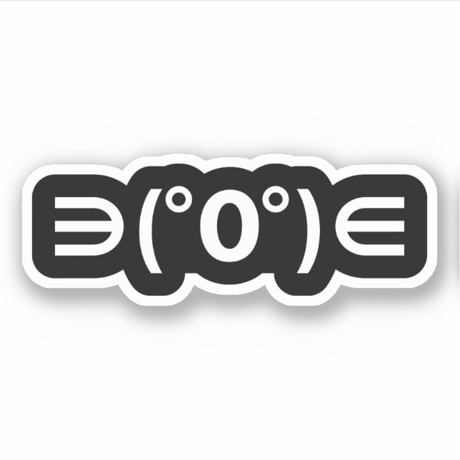 Adesivo Fugu Kaomoji Emoticon Japonês (Frente)