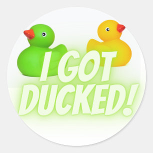 Adesivo Fui enganado! Quack!