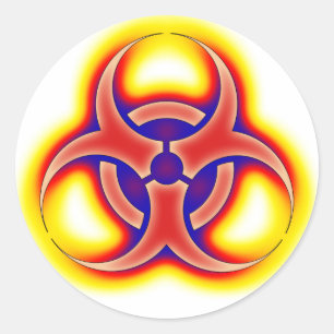 Adesivo Fulgor do Biohazard