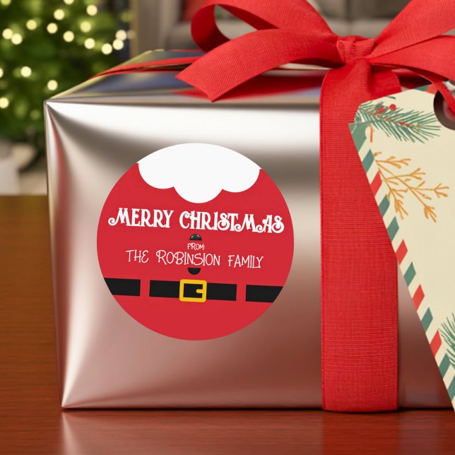 Adesivo Fun Festive Minimalist Santa Claus Christmas (Criador carregado)