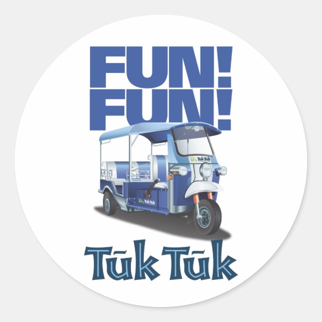 Adesivo FUN FUN Tuk Tuk (Frente)