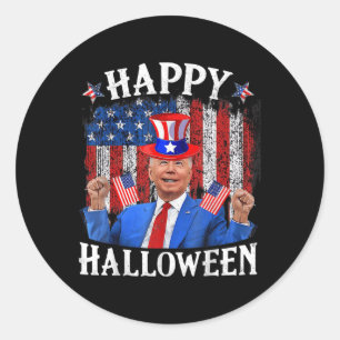 Adesivo Fun Joe Biden Happy Halloween For Fourth Of July M