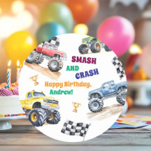 Fun Monster Trucks Birthday Party 