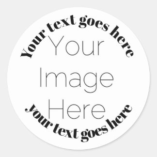 Adesivo Função de festa personalizada com foto e texto red