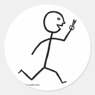 Adesivo Funcionamentos com tesouras