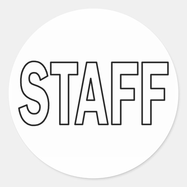 Adesivo Funcionarios (Frente)