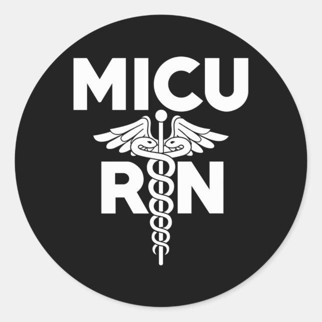 Adesivo Funcionarios Rn Da Unidade De Cuidados Intensivos  (Frente)