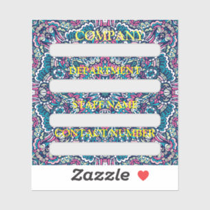 ADESIVO FUNCIONARIOS RÓTULO DA EMPRESA